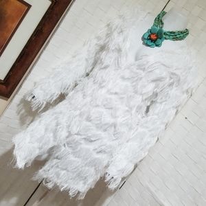 Very Light Weight Shag Cardigan